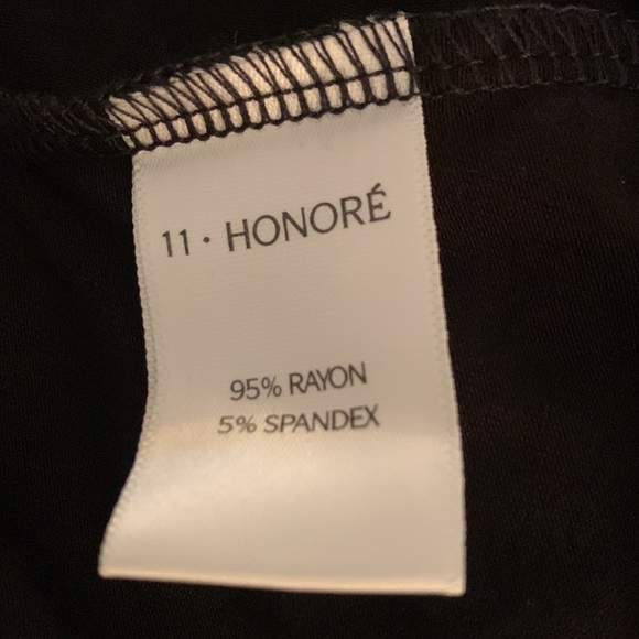 11 Honore Collection NWT size 1X Black Stretchy Knit Halter Maxi Dress - Picture 13 of 15
